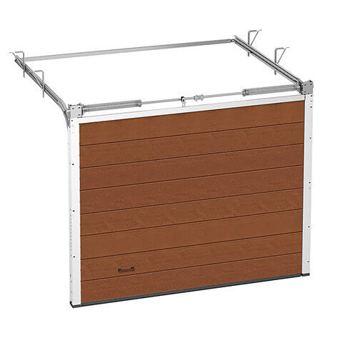 Sektionaltor Kassete mit Holzdekor 40mm Fotogalerie